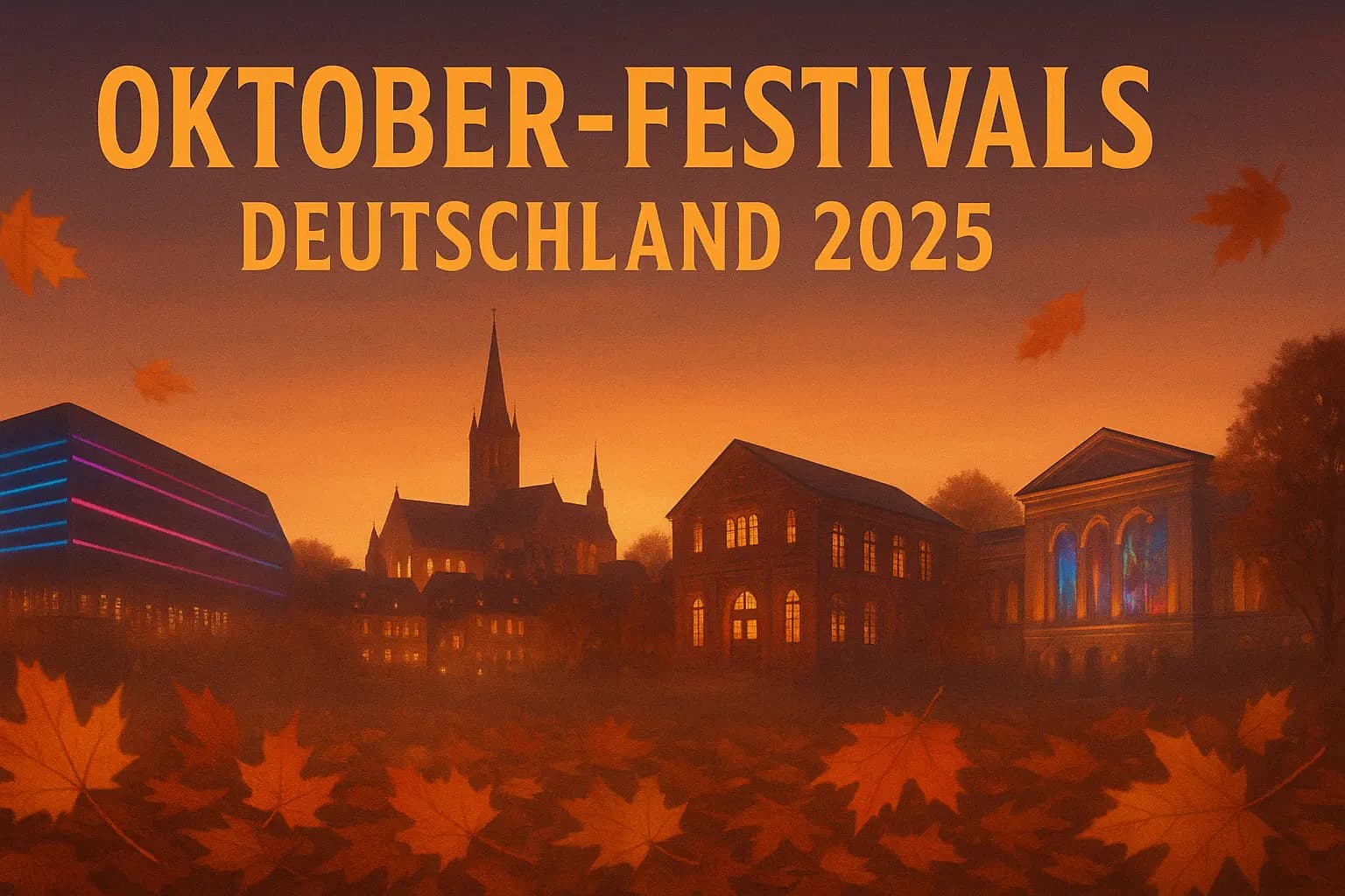 Die 4 besten Musik-Festivals im Oktober 2025 in Deutschland